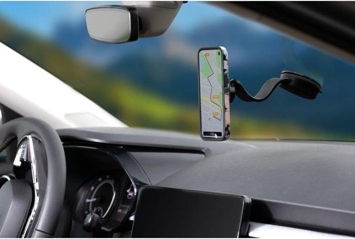 Actual product image Forcell F-Grip MagFlex uchwyt samochodowy do szyby/deski kompatybilny z MagSafe czarny