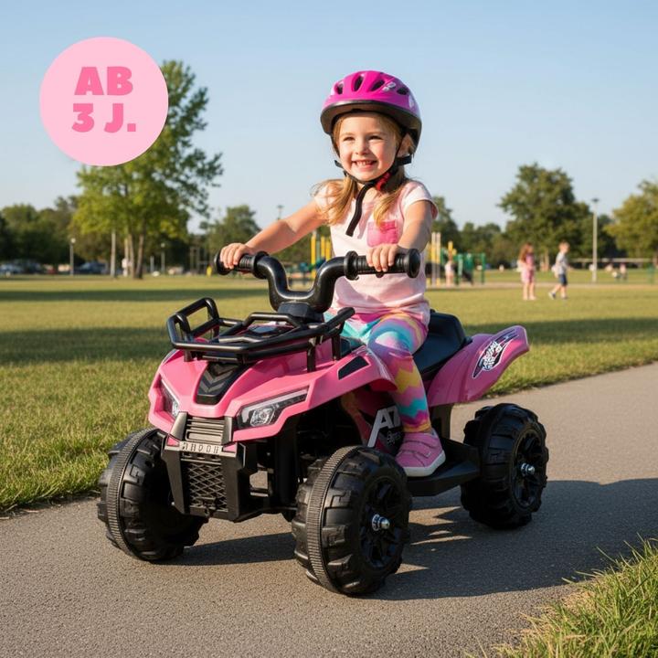 Actual product image Hermex Elektro-Quad für Kinder Kinderfahrzeug Elektrofahrzeug Spielzeug ATV (6 V)