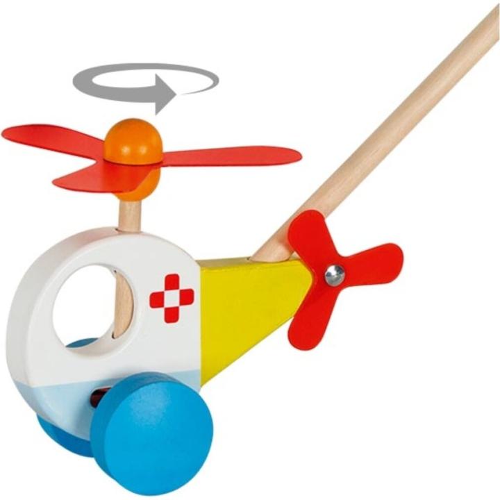 Produktbild Goki Schiebefahrzeug Helikopter