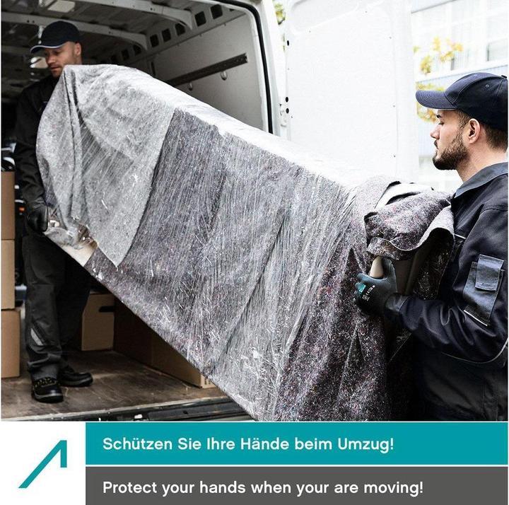 Image du produit Ace Arbeitshandschuh 10 Paar PureBlack PU Grösse: L, Schwarz (L)