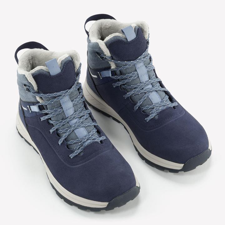 Produktbild Quechua Winterschuhe Kinder Gr. 35–38 Leder Schnürung warm wasserdicht Wandern - SH500 (36)