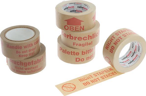 Produktbild kaiserkraft Papier-Warnband terra (50 mm)