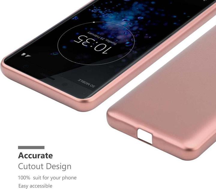 Actual product image Cadorabo Bumper TPU Matt Metallic (Sony Xperia XZ2 Compact)