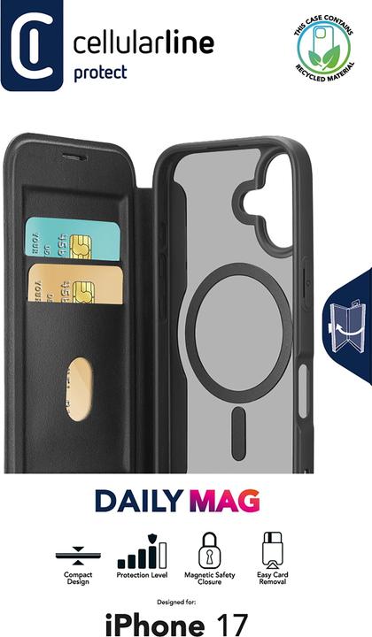 Produktbild Cellularline Book Case Daily (Apple iPhone 17)
