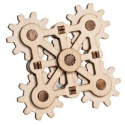 Eco Wood Art EWA Holz-3D-Puzzle Mini Twister (18 Teile)
