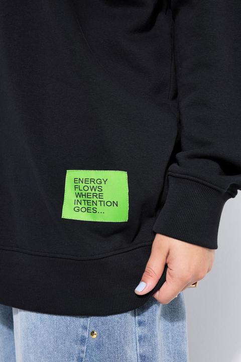 Produktbild Studio Untold Sweatshirt, oversized, Statement Patch, Rundhals, Langarm (56)