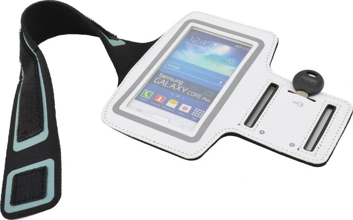 Image du produit Wave Brassard pour smartphone taille S, blanc (Nokia Lumia 900, Apple iPhone 5, Samsung Galaxy S III, Nokia Lumia 920, Samsung Galaxy Nexus, Samsung Galaxy S4)