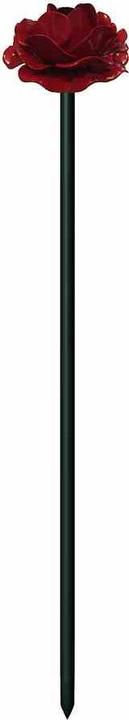 Produktbild Siena Garden Pflanzstütze Fiberstab Blume Tim & Tom, H 100 cm, Fiberglas in rot (100 cm, 6.50 cm)