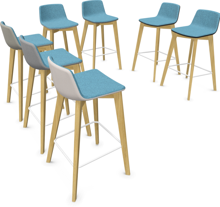 Actual product image Narbutas Twist & Sit Bar Stool