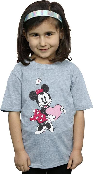 Immagine prodotto Disney Minnie Mouse Love Heart Maglietta Ragazze (140, 146)