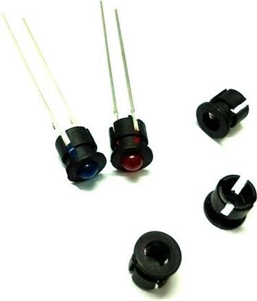 Image du produit OEM Support de LED en plastique 3mm 5 pièces