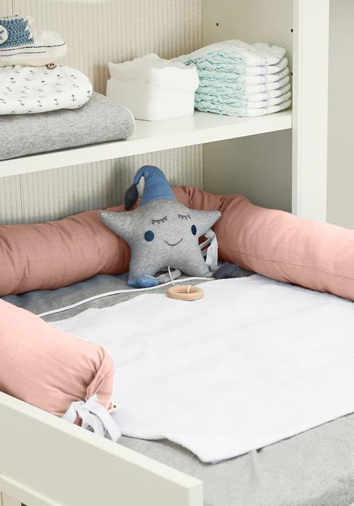 Produktbild nordic coast company Bettschlange Bettrolle Rosa