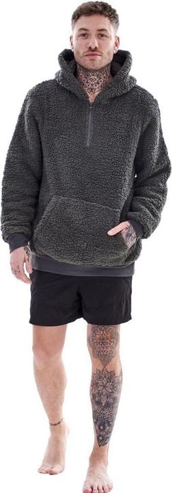 Produktbild Keanu Kapuzenpullover mit halbem Reissverschluss Teddy (M)