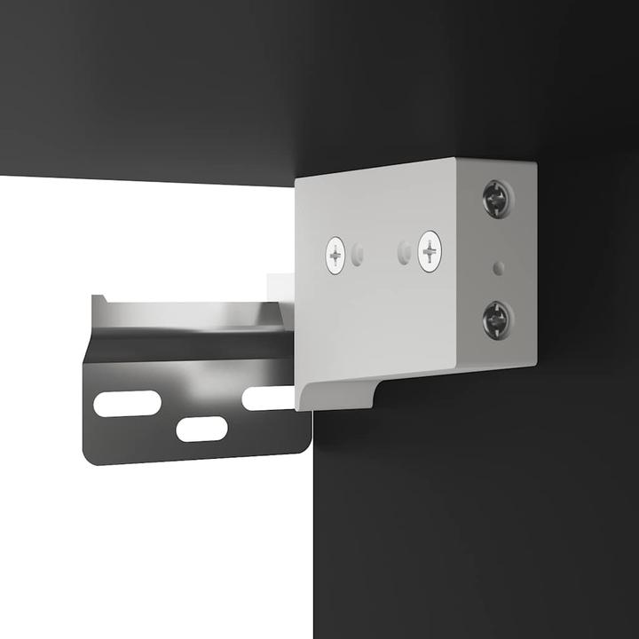 Produktbild vidaXL Spiegelschrank Schwarz 65x20x60 cm Holzwerkstoff (65 x 20 x 60 cm)