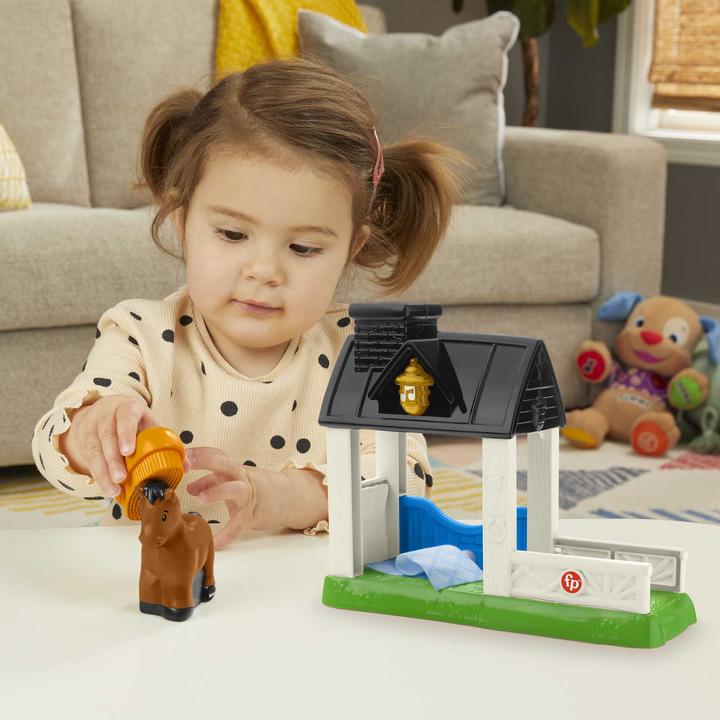 Image du produit Mattel Set de jeu écurie Little People