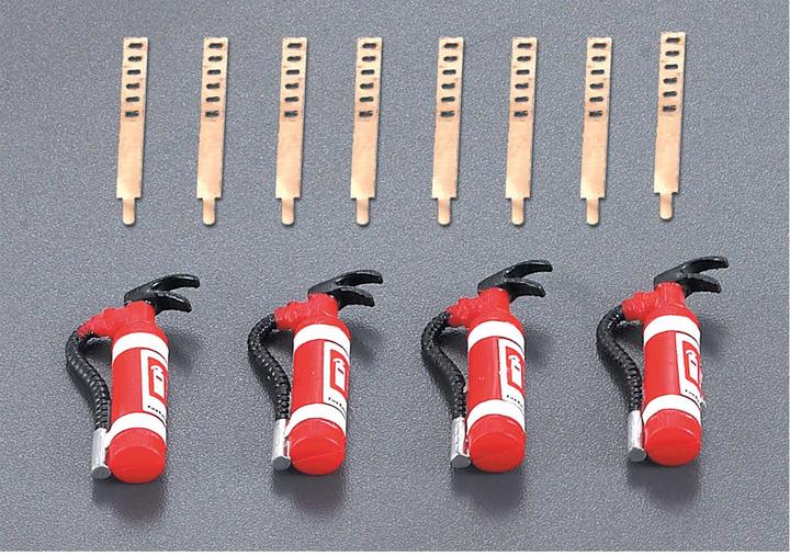 killerbody fire extinguisher set (4 pcs) 1:10