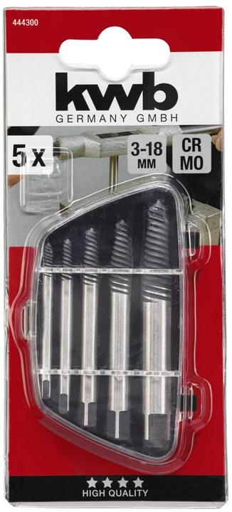 Image du produit kwb Set d'extracteurs de vis CV 5 pcs.