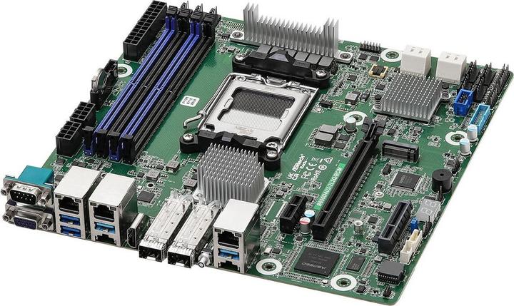 Produktbild AsRock Mainboard B650D4U3-2L2Q/BCM micro-ATX Sockel AM5 Single (AM5, AMD B650E, mATX)