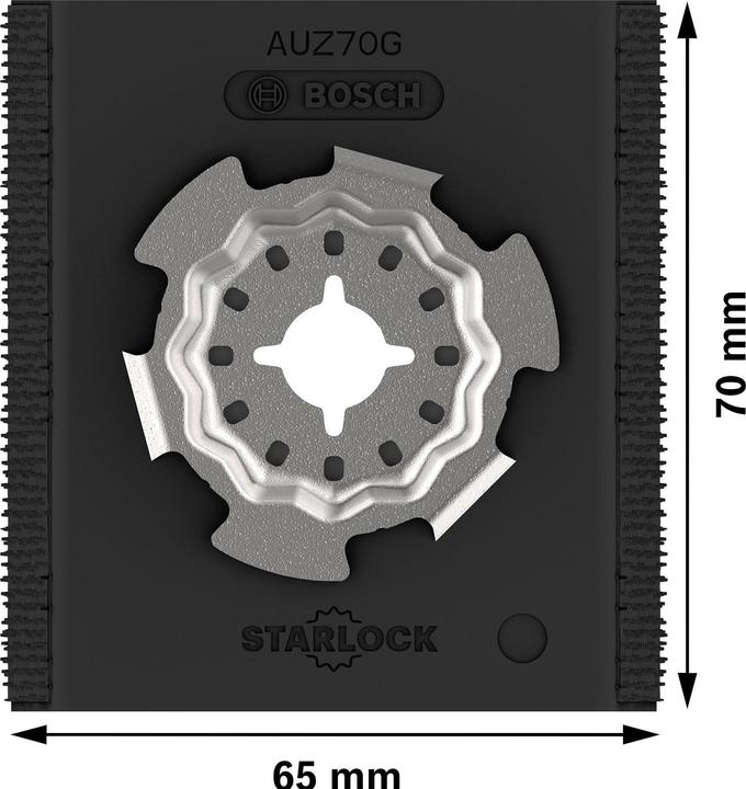 Immagine prodotto Bosch Professional Zubehör PRO AUZ 70 G Accessori per utensili multifunzione, 70 x 65 mm
