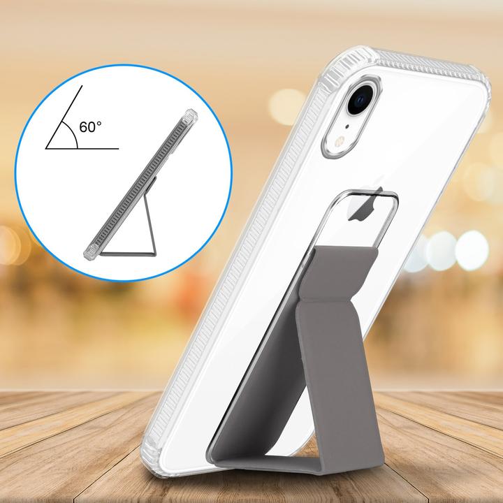 Actual product image Cadorabo Case for Apple iPhone XR in TPU with holder LM167 Style (Apple iPhone XR)