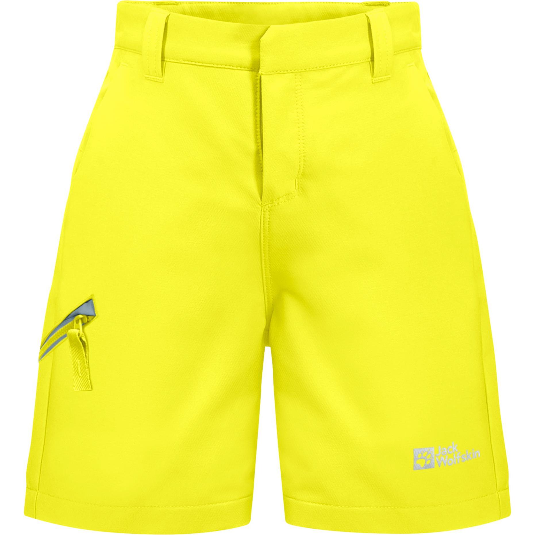 Jack Wolfskin, Unisex, Outdoorhose, Turbulence Shorts K (164), Gelb, 164