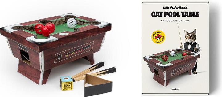 Produktbild Suck UK Cat Playhouse - Pool Table Scratcher (multicolour)