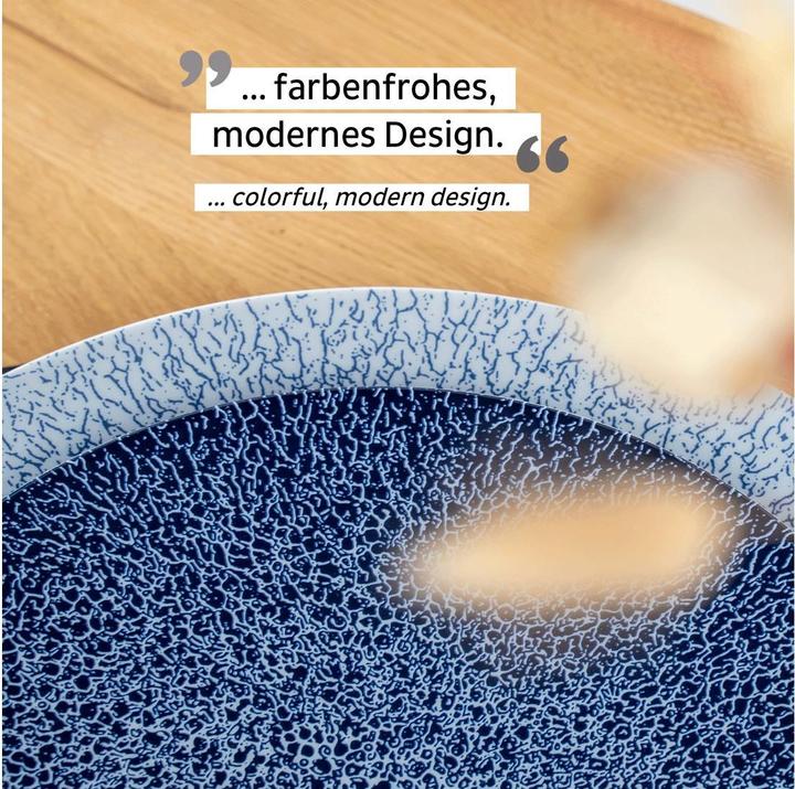 Actual product image Silwy Magnetic dinner plate blue