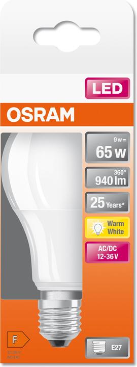 Productafbeelding Osram LED-lamp (E27, 9 W, 940 lm, 6 x, F)