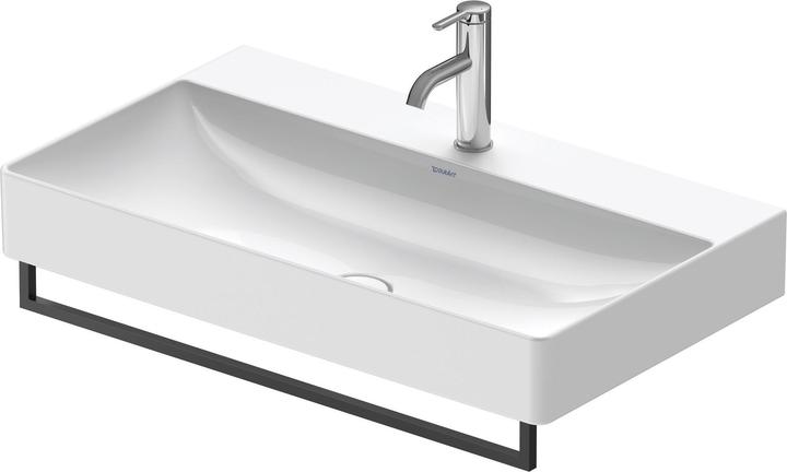 Duravit Handdoekstang DURASQUARE voor wastafel 746mm zwart mat