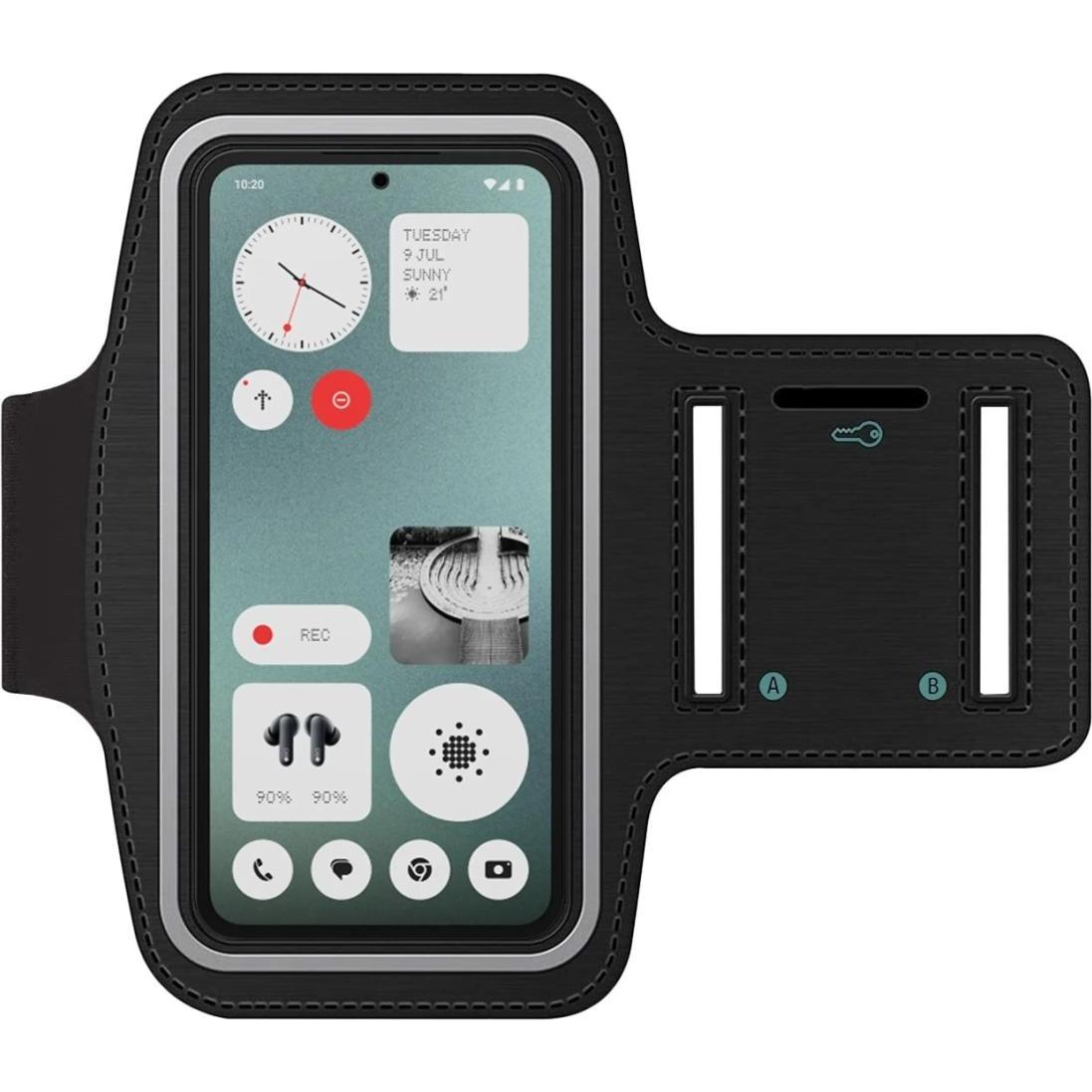 SmartFitness Nothing CMF Phone 1 Handy Sport Armband, Smartphone Sportarmband, Schwarz