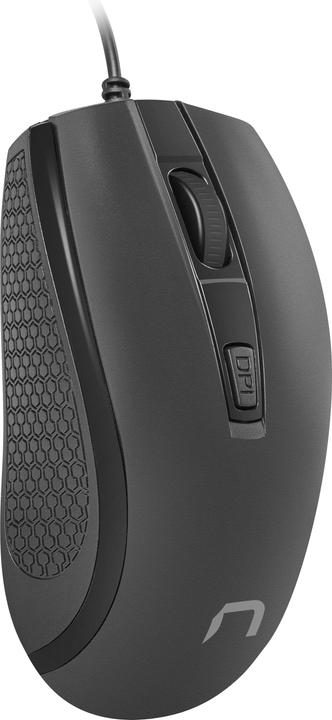 Actual product image Genesis Natec Optical Mouse HOOPOE 2 1600 DPI USB Black (Cable)