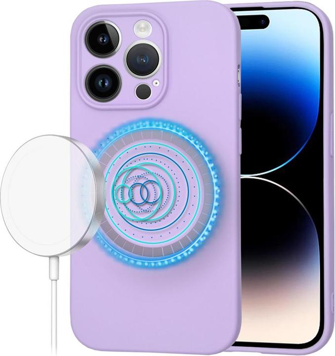 Actual product image Techsuit - SoftFlex MagSafe - iPhone 14 Pro - Light Purple (Apple iPhone 14 Pro)