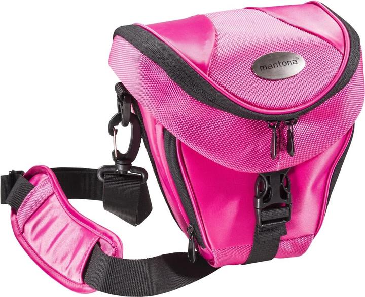 Image du produit mantona Sac à colt premium rose (Sac à bandoulière pour appareil photo, Kamera Bereitschaftstasche, 1 l)