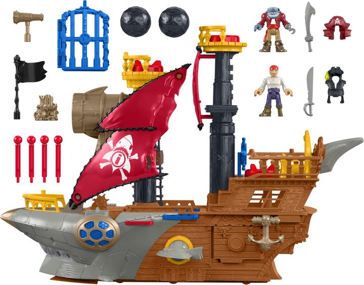 Produktbild Mattel Haimaul-Piratenschiff