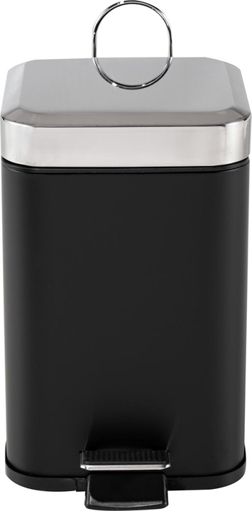 Produktbild HTI-Living Treteimer eckig Jannik 3 Liter Schwarz Silber (3 l)