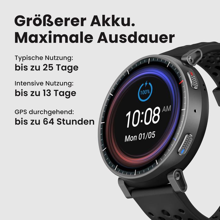 Produktbild Amazfit Active Max Black, W2556GL1N