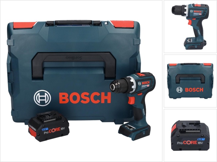Immagine prodotto Bosch Professional Bosch GSR 18V-90 C Trapano avvitatore professionale a batteria 64 Nm 18V Brushless + 1x Batteria (Batteria ricaricabile)