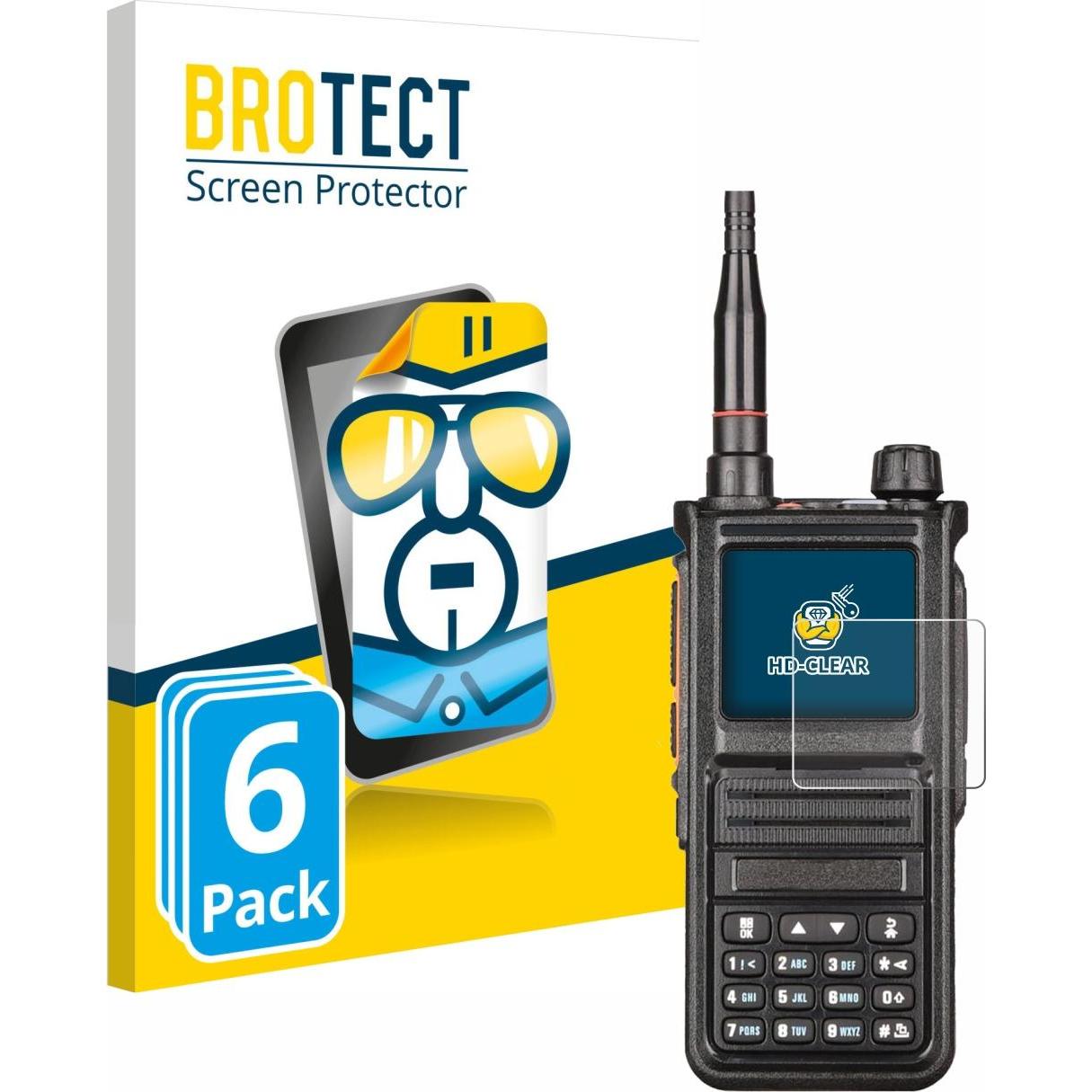 BROTECT Schutzfolie Displayschutz Klar, Walkie-Talkie Zubehör