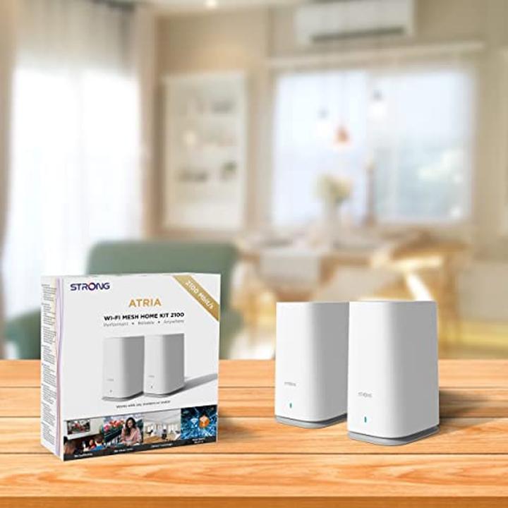 Immagine prodotto Strong Sistema WLAN MESH ATRIA 2100 (set di 2) (1733000 Mbit/s, 300 Mbit/s)