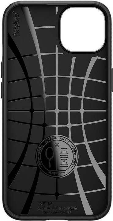 Actual product image Spigen ACS03519 Mobile Phone Protective Case 15.5 cm (6.1" ) Cover Black (Apple iPhone 13)