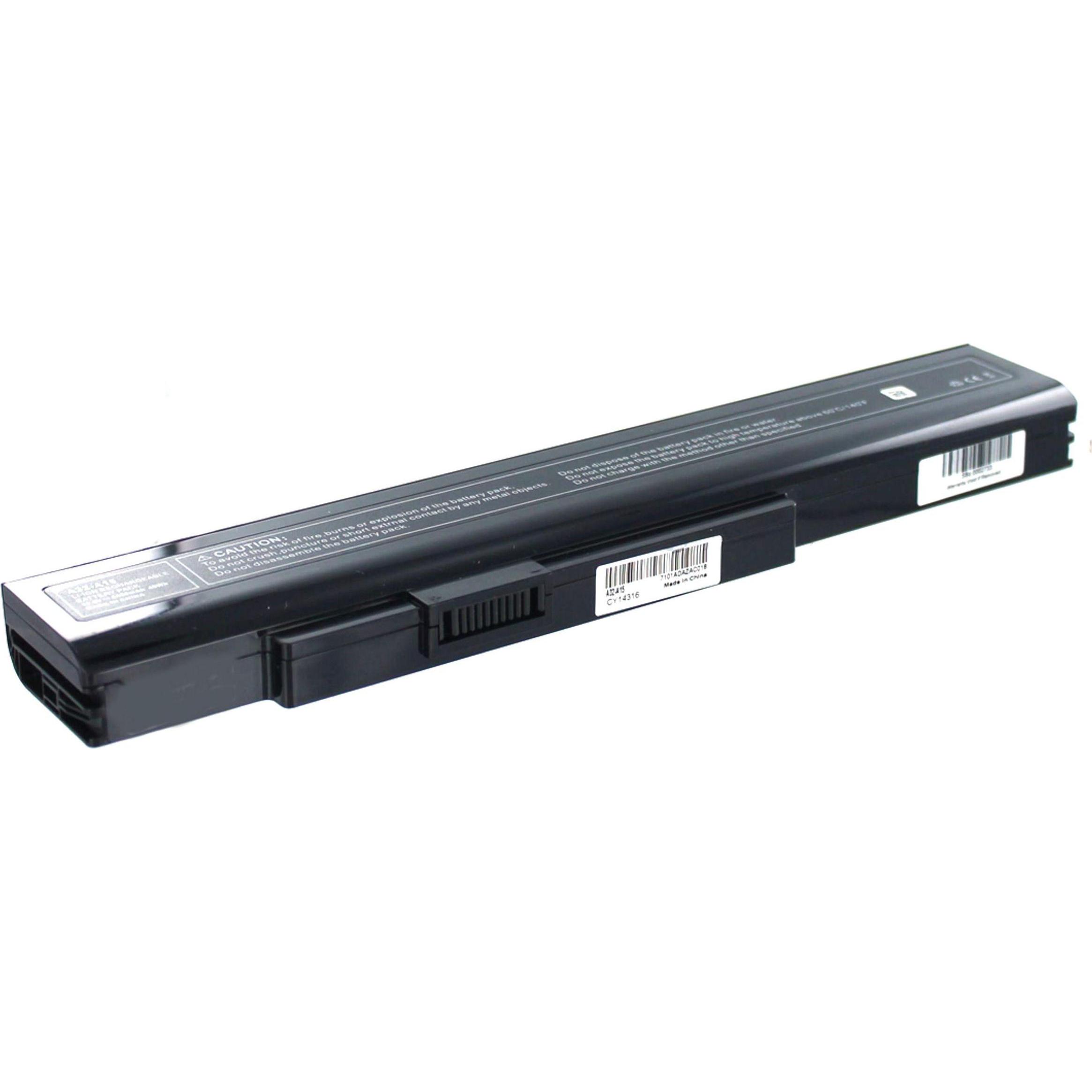 AGI 25122 - Akku - MSI - Akku 4.400 mAh 10,8 V (4400 mAh), Notebook Akku, Schwarz