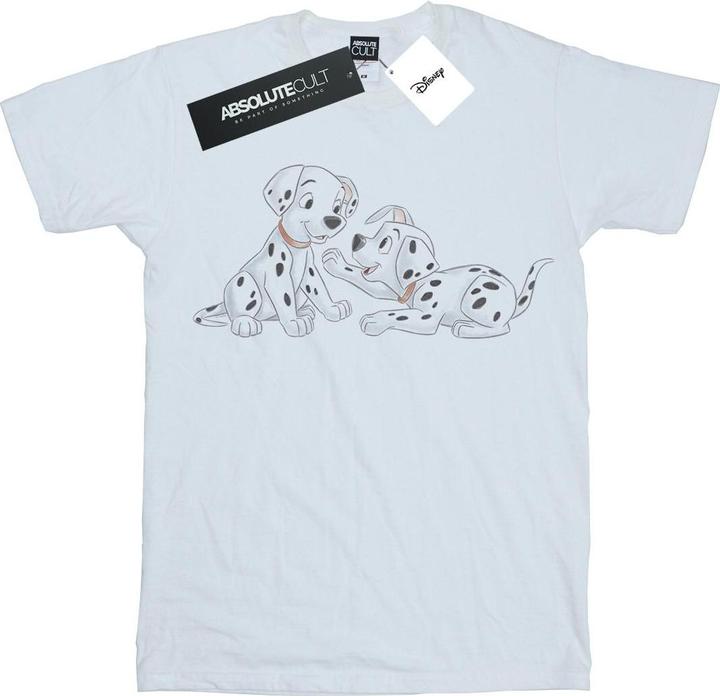 Immagine prodotto Disney 101 Dalmatians Watercolour Friends Maglietta Ragazze (140, 146)