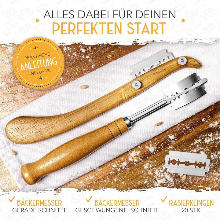 Actual product image Krustenzauber Bäckermesser-Set