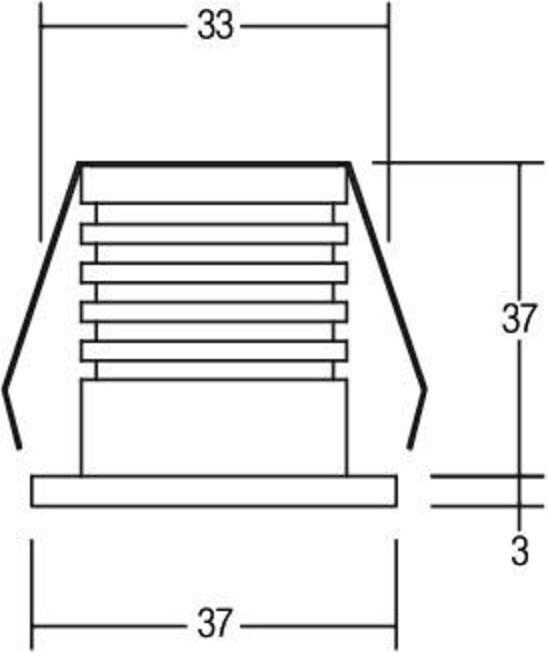 Actual product image Brumberg LED light point (120 lm)