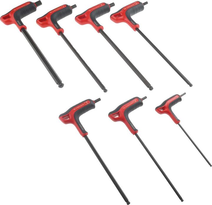 Image du produit Facom 7pce P Hex Key Set - BALL. 3-10mm