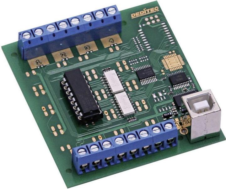 Produktbild Deditec Kompakte USB-Module Digital Eingänge 8 Opto Montageart Schraubbar Schnittstelle(n) USB