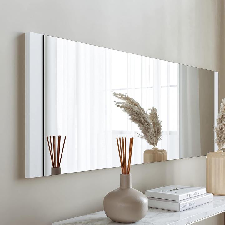 Produktbild Well Home MOBILIARIO & DECORACIÓN spiegel, 100% MDF, wit (40 x 120 cm)
