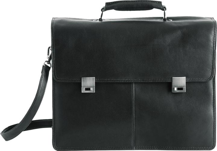 Actual product image Harolds Country briefcase II leather 41 cm laptop compartment