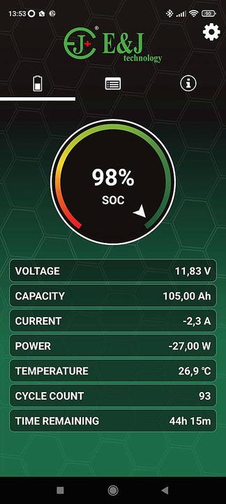Actual product image Compass Battery Monitor SMART