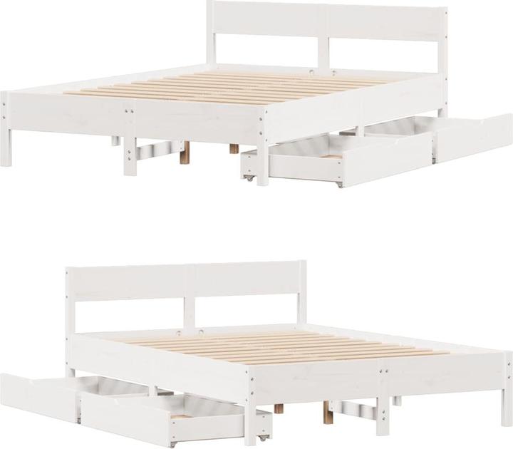 Actual product image VidaXL Bed without mattress (120 x 190 cm)